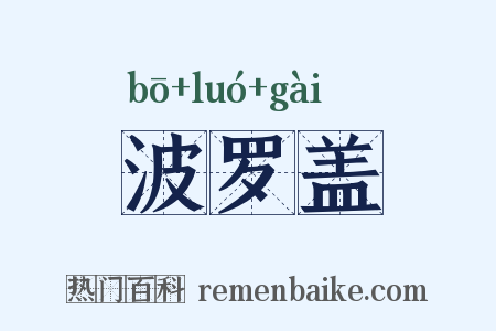 波罗盖是什么意思的图片